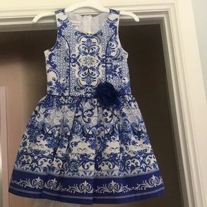 Girls blue dress